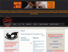 Tablet Screenshot of meat-abolition.org